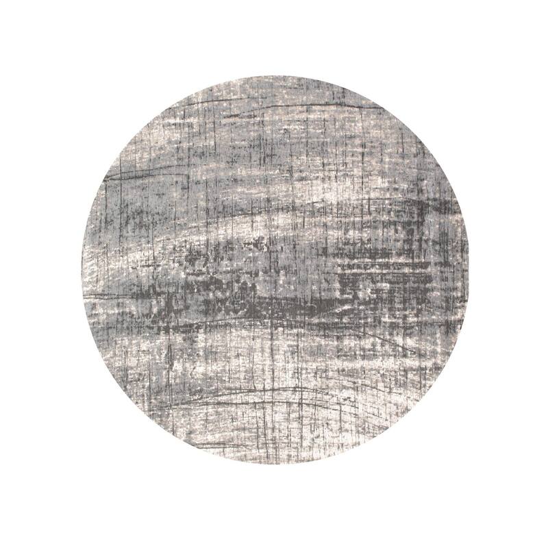 Lacef Geometric Abstract Modern Non Skid Woven Area Rug By HomeRoots - 48' X '48' X '0.12