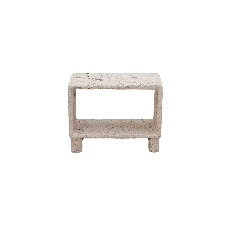 Patio Side Table With Shelf