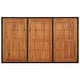 preview thumbnail 25 of 91, vidaXL 3 Piece Patio Dining Set with Cushions Black Poly Rattan - 18.9" x 21.7" x 34.6"