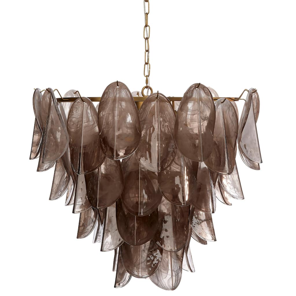 Jamie Young Magnolia 10-Light Quartz Glass Chandelier