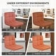 preview thumbnail 14 of 19, 17" x 19" Modern Upholstered Adjustable Height Swivel Bar Stools （Set of 2）