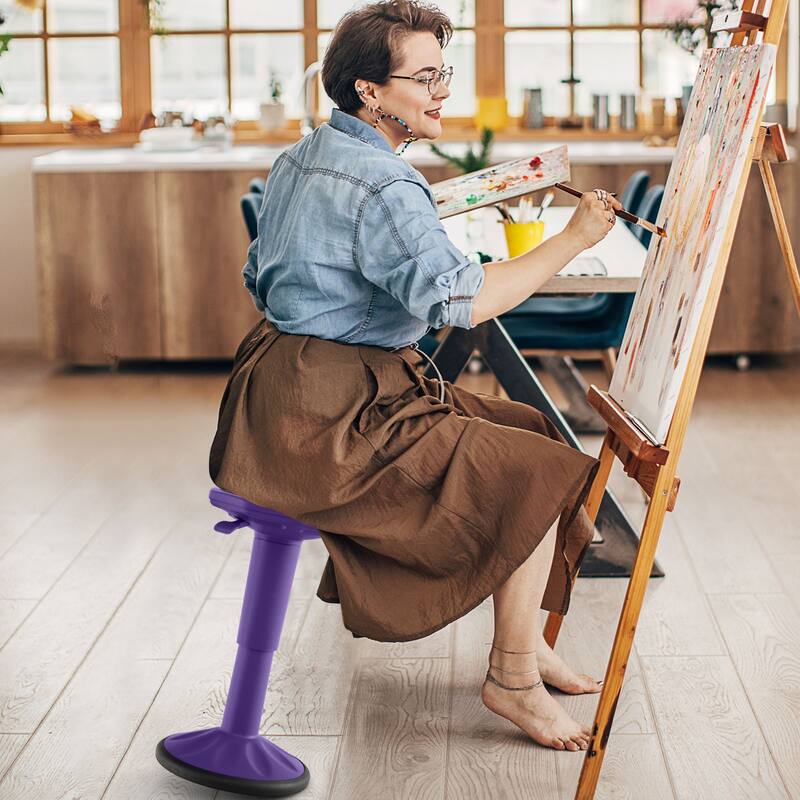 Adjustable Wobble Stool for Kids and Adults Ergonomic Active Sitting Chair with Non Slip Base