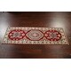 preview thumbnail 12 of 16, Traditional Geometric Oriental Kazak Wool Runner Rug Handmade Carpet - 1'11" x 5'11"