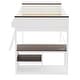 preview thumbnail 5 of 9, Queen Size Loft Bed with Desk, Open Shelf and Charging Station, Multi-functional Bed Frame with Ladder