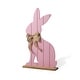preview thumbnail 50 of 50, Glitzhome Easter Wooden Bunny Porch Decor Standing Rabbit Sign Decoration
