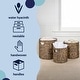 preview thumbnail 2 of 3, Handwoven Hyacinth Cylinder Nesting Baskets with Handles (Set 3)