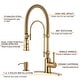 preview thumbnail 79 of 87, WOWOW Single Handle Gooseneck Pull Down Sprayer Kitchen Faucet
