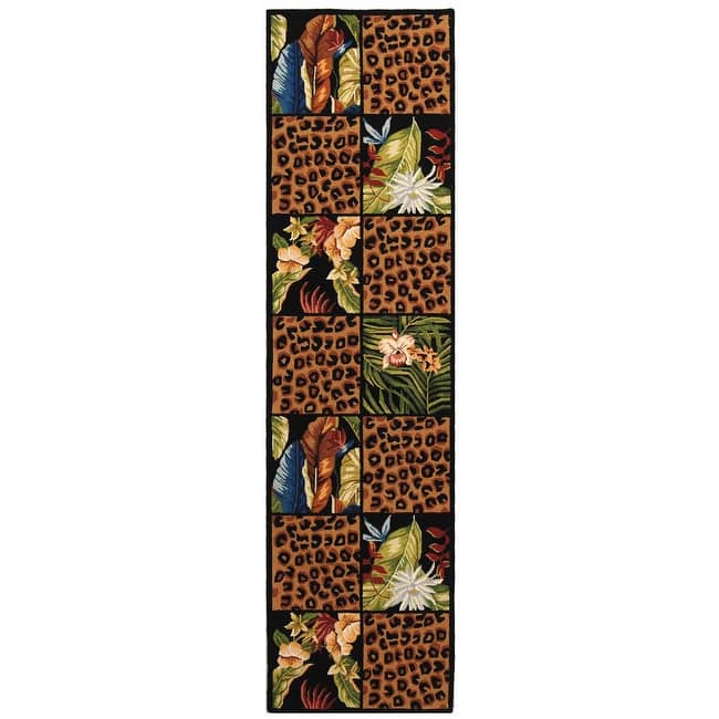 SAFAVIEH Handmade Chelsea Audriana French Country Wool Rug - 2'6" x 10' Runner - Multi - Runner