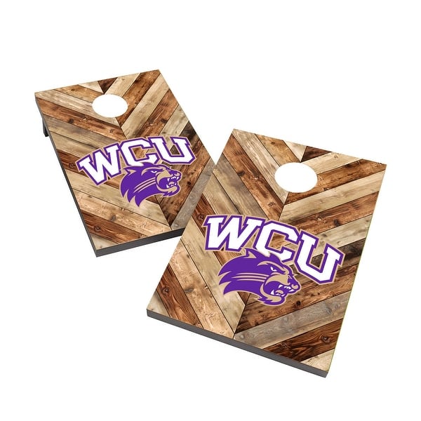 slide 2 of 5, Western Carolina University Catamounts WCU 2x4 Cornhole Bag Toss Game