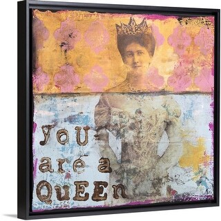 Shop U R A Queen Black Float Frame Canvas Art Free Shipping