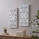 preview thumbnail 13 of 22, Madison Park Botanical Panel Carved Wall Decor 2 Piece Set