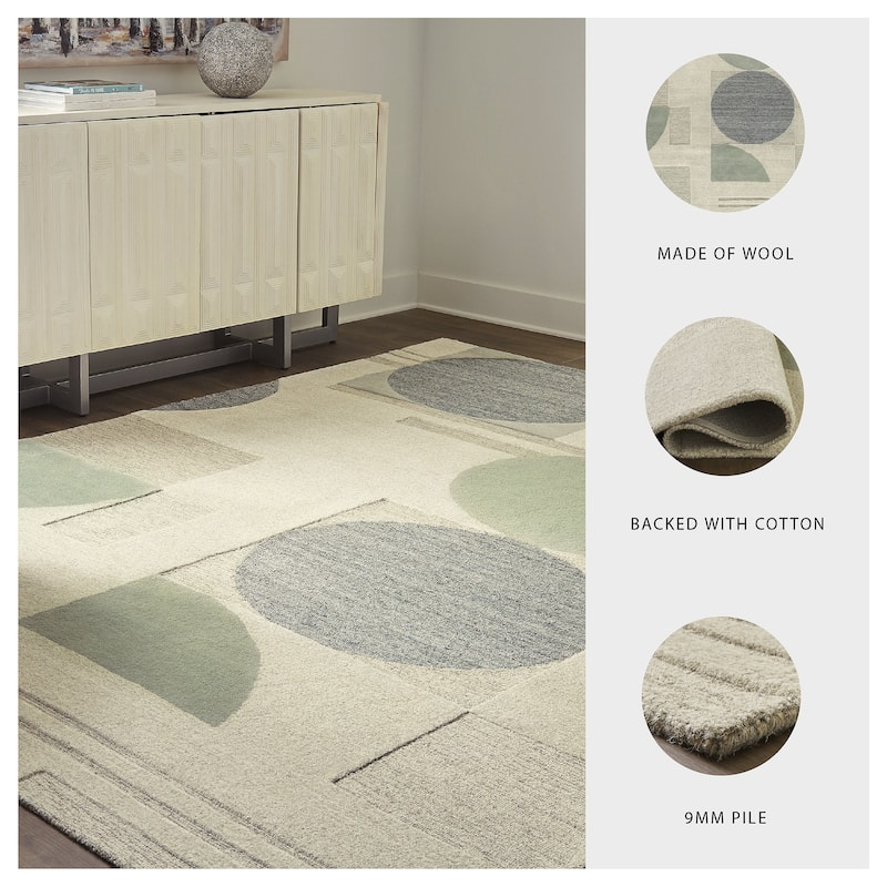 Signature Design by Ashley Dallane Linen/Blue/Green Rug