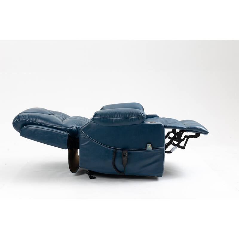 Power Lift Recliner Chair with Heat & Massage, Ergonomic Lounge Sofa Chair, Electric Recliner Chair with Cup Holders