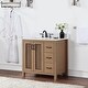 preview thumbnail 137 of 177, Altair Hadiya Bathroom Vanity with Composite Stone Countertop without Mirror