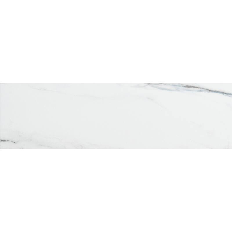 Minerva 4x13 Grey Matte Marble Look Porcelain Tile - Floor, Wall, Backsplash