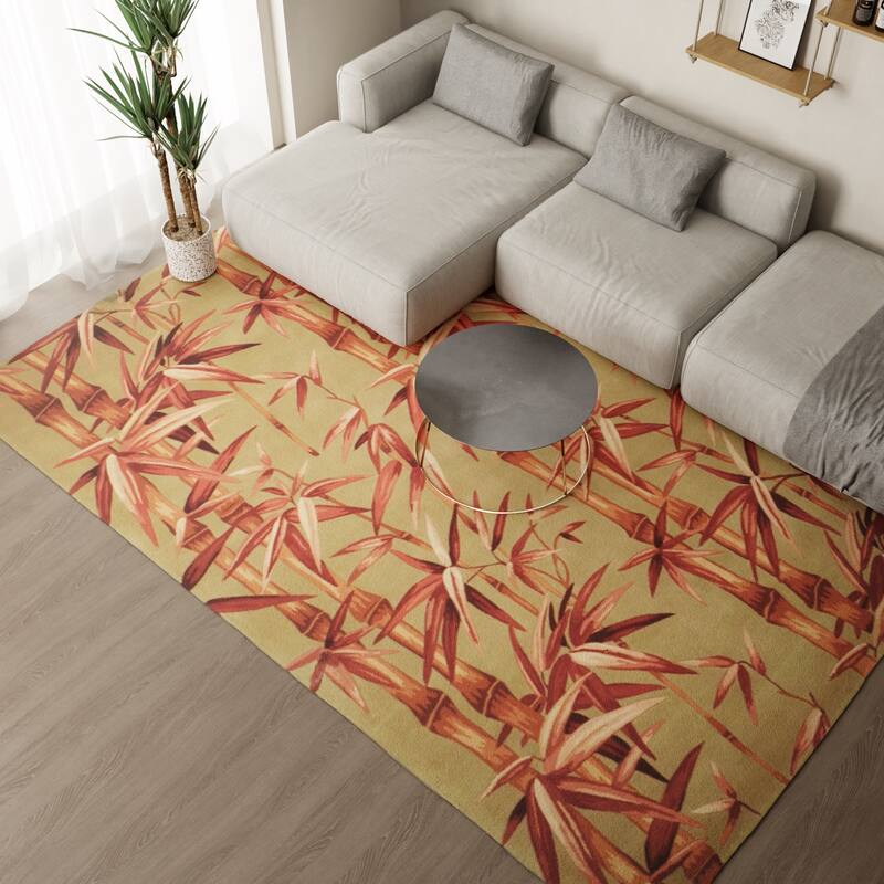 SAFAVIEH Handmade Mandarin Catrien French Country Floral Wool Rug