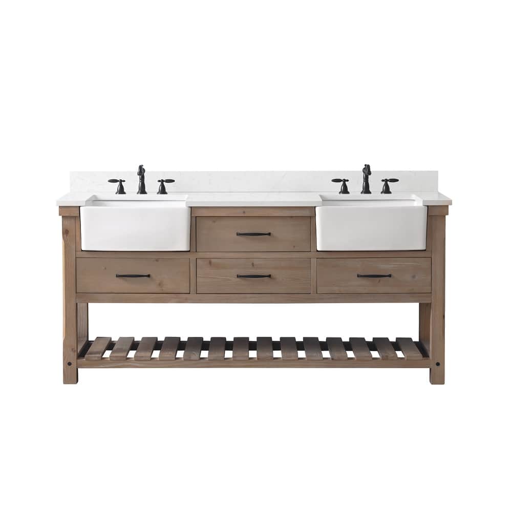 Sudio Design Bathroom Vanity Wesley Weathered Collection.