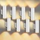 preview thumbnail 11 of 18, IP65 Integrated LED Cylinder Up-Down Wall Light, 12W Modern Outdoor Porch Light