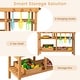 preview thumbnail 7 of 8, Gymax Kids Mud Kitchen w/Faucet Removable Sinks Chalkboard Stovetops