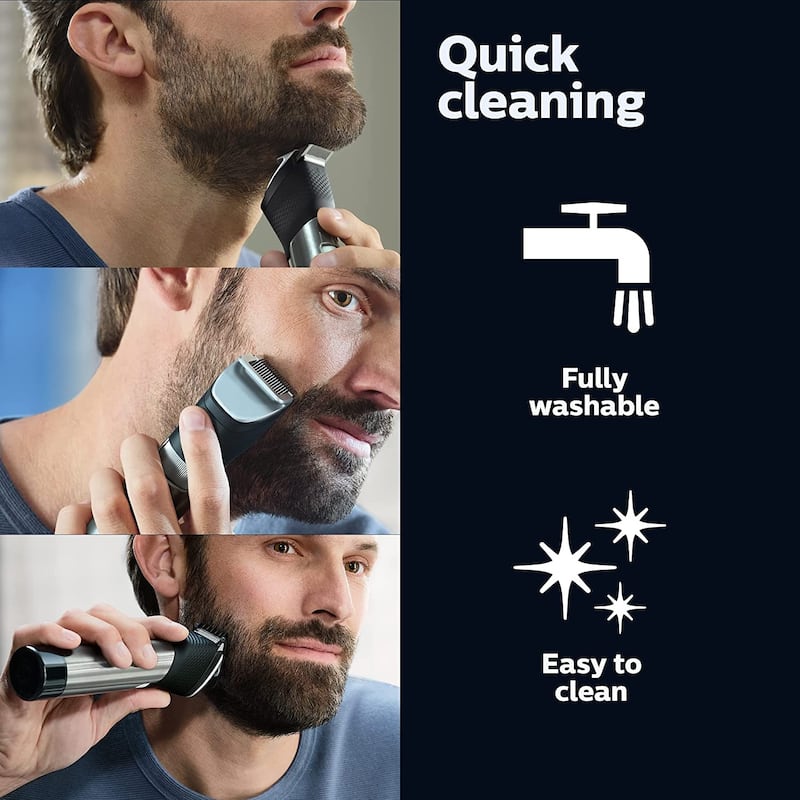 Ultimate Precision Beard and Hair Trimmer with Beard Sense Technology for an even trim Series 9000