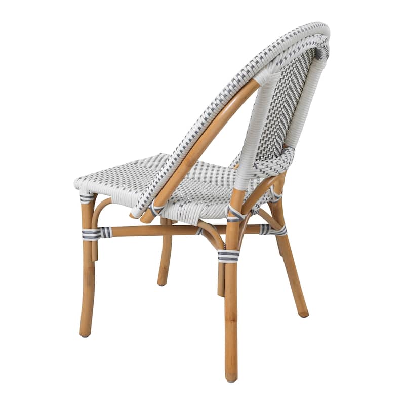 NPD Furniture Avignon Paris Rattan Bistro Dining Side Chair (Set of 2)
