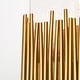 preview thumbnail 9 of 15, Modern Glam Luxury Gold 2-Light Dimmable Wall Sconce Art Glass Bathroom Vanity for Hallway - 4.7" W x 5.9" D x 17.5" H