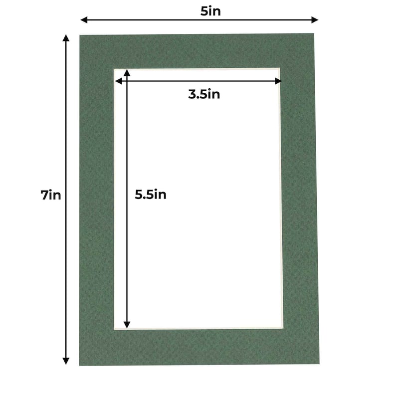 4x6-mat-for-5x7-frame-precut-mat-board-acid-free-hunter-green-4x6