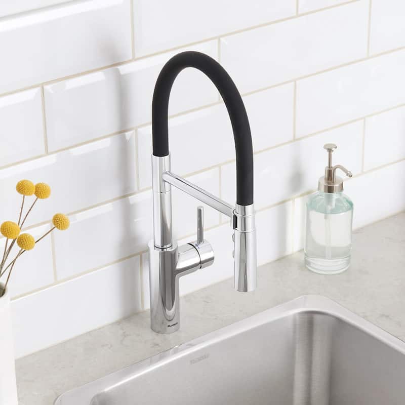 Blanco 402447 Catris 1.5 GPM Single Hole Pre-Rinse Pull Down Kitchen - PVD Steel