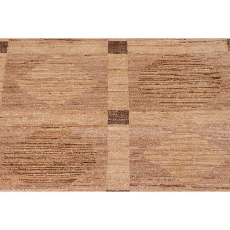 Earth Tone Desert Pillar Gabbeh Hand Knotted Area Rug