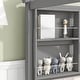 preview thumbnail 28 of 33, Elegant Twin House Bed Kids Bed with Roof Frame,Bedside Storage Shelves,Ladder and Guardrail