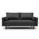 preview thumbnail 19 of 19, US Pride Faux Leather Mid-century Modern Sofa