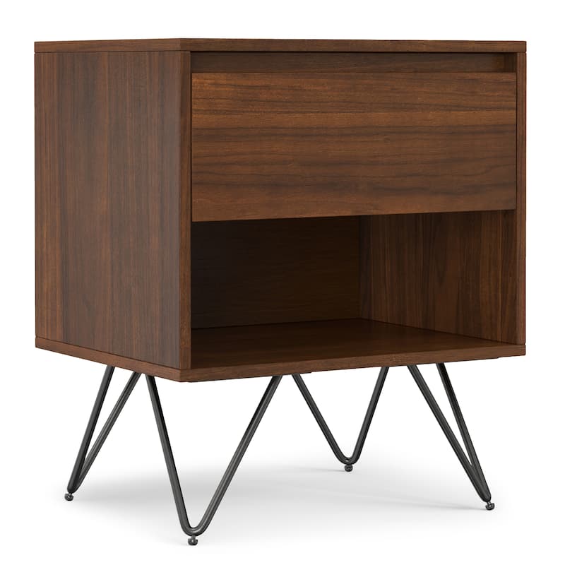 WYNDENHALL Moreno SOLID WOOD 20 inch Wide Modern Nightstand