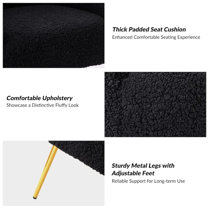 Rovigo Modern Upholstered Living Room Accent Barrel Chair with Metal Legs by HULALA HOME