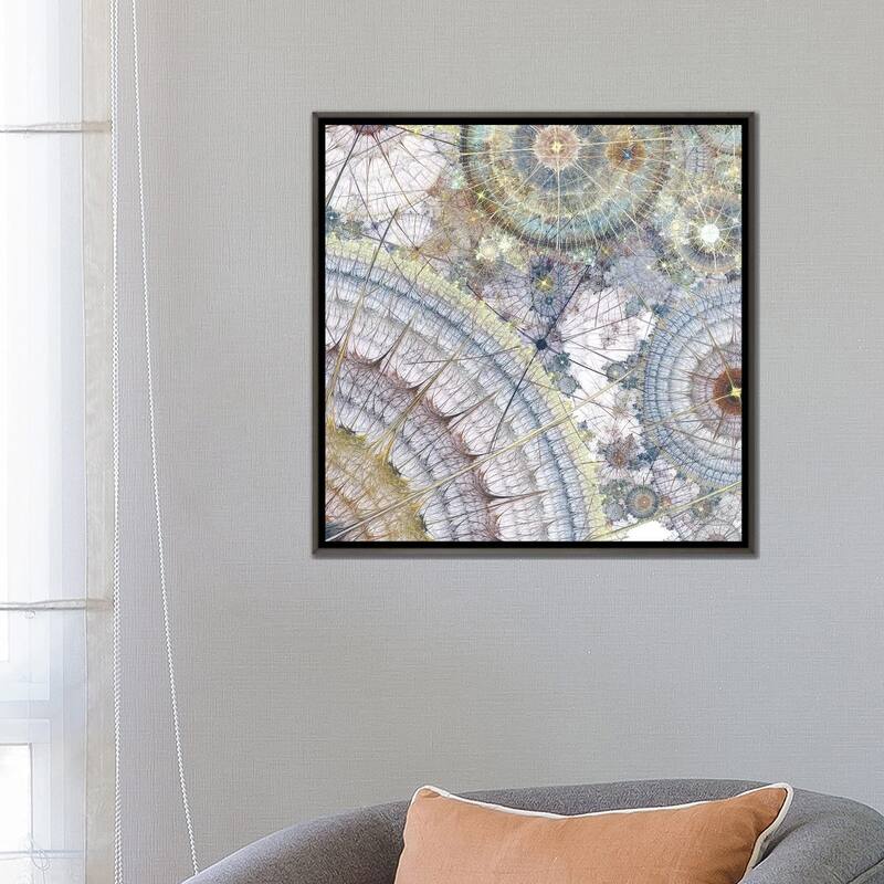 iCanvas "Clockworks II" by James Burghardt Framed