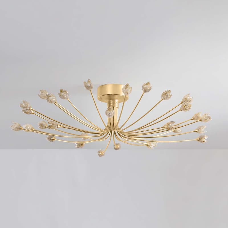 Hudson Valley Lighting 5430 Falkirk 30 Light 42" Wide Semi-flush