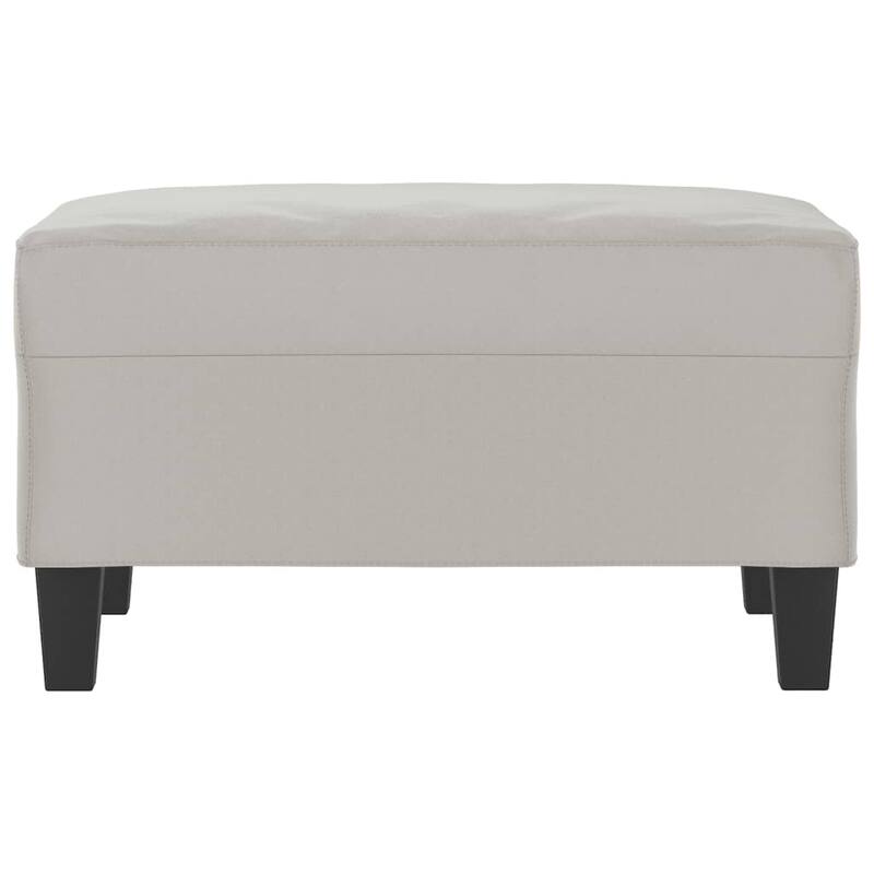 vidaXL Footstool Footrest Ottoman for Living Room Bedroom Microfiber Fabric