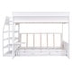 preview thumbnail 12 of 35, Full Over Full/Futon Bunk Bed w/ Stairs, Small Shelf & 3 Drawers, Bottom Bed can be Converted into Daybed, Convertible Bunk Bed