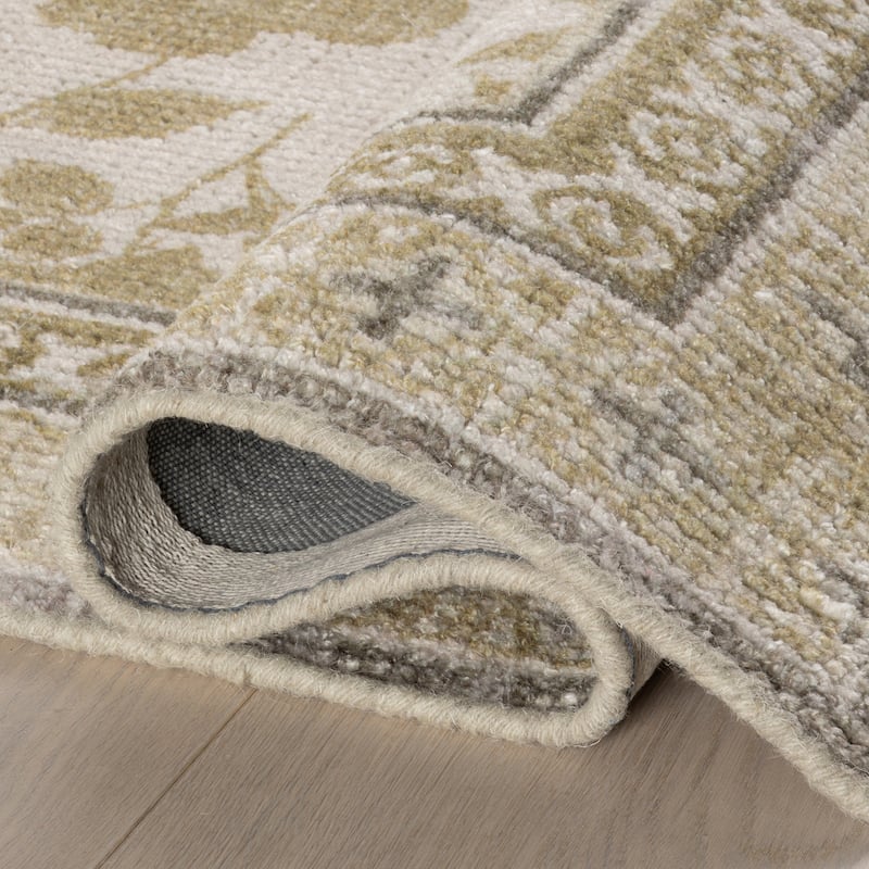 Padma Lakshmi Botanica Hand-Tufted Botanical Wool-Blend Rug