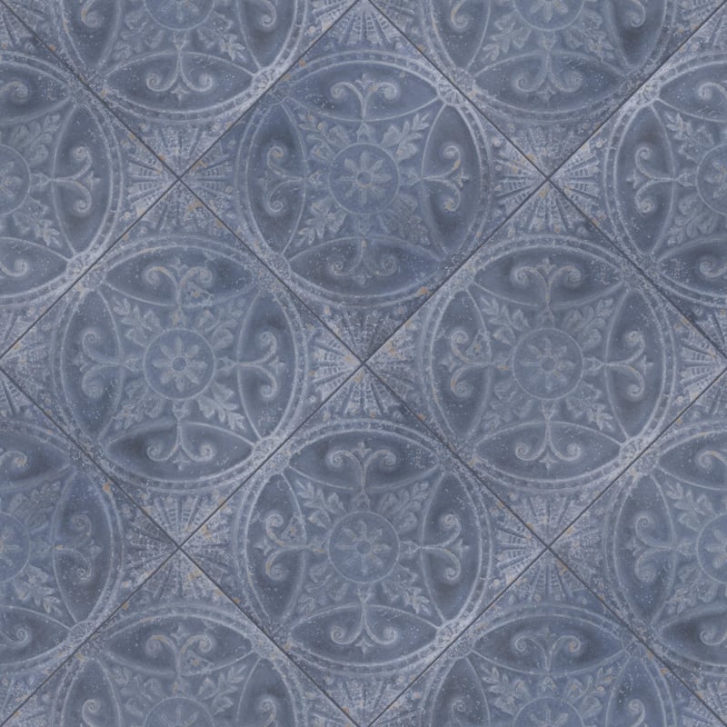 Merola Tile Saja Cyan 13" x 13" Ceramic Floor and Wall Tile