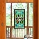 preview thumbnail 14 of 12, River of Goods Brandi's Tiffany Style Stained Glass Green 26-inch Window Panel - 15"L x 0.25"W x 26"H