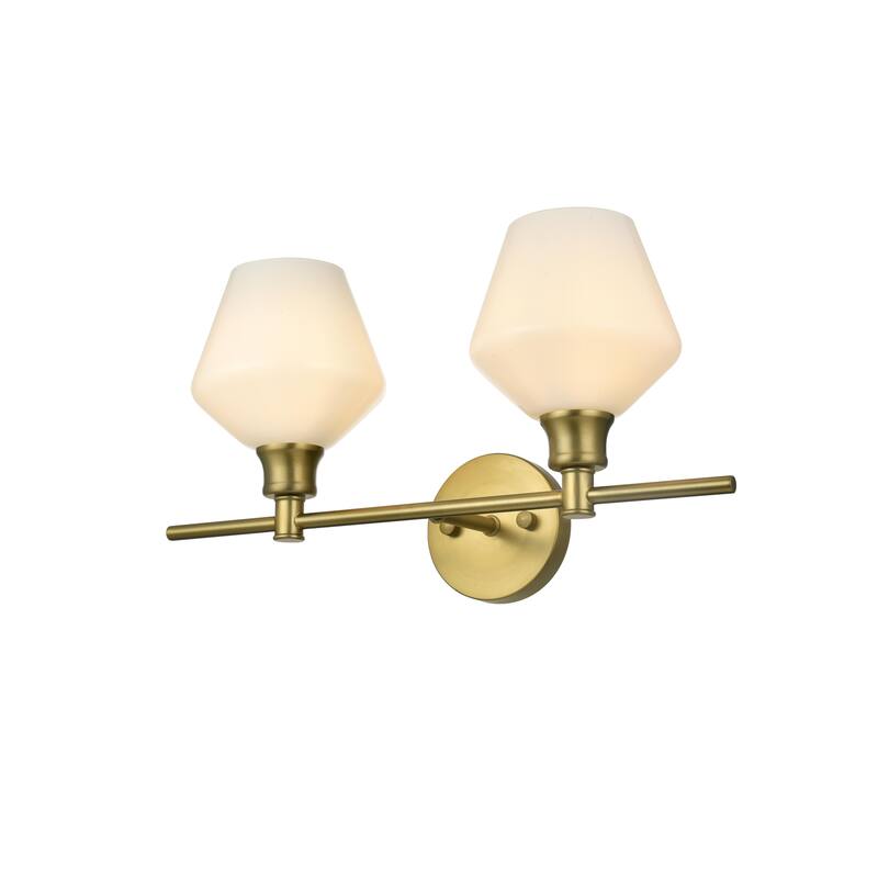 Gerald 2-Light Wall Sconce - 19.1/10.2 - 19.1/10.2