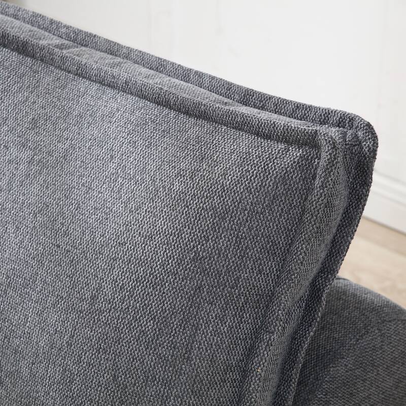 Multipurpose Linen Fabric Ottoman Lazy Sofa Pulling Out Sofa Bed