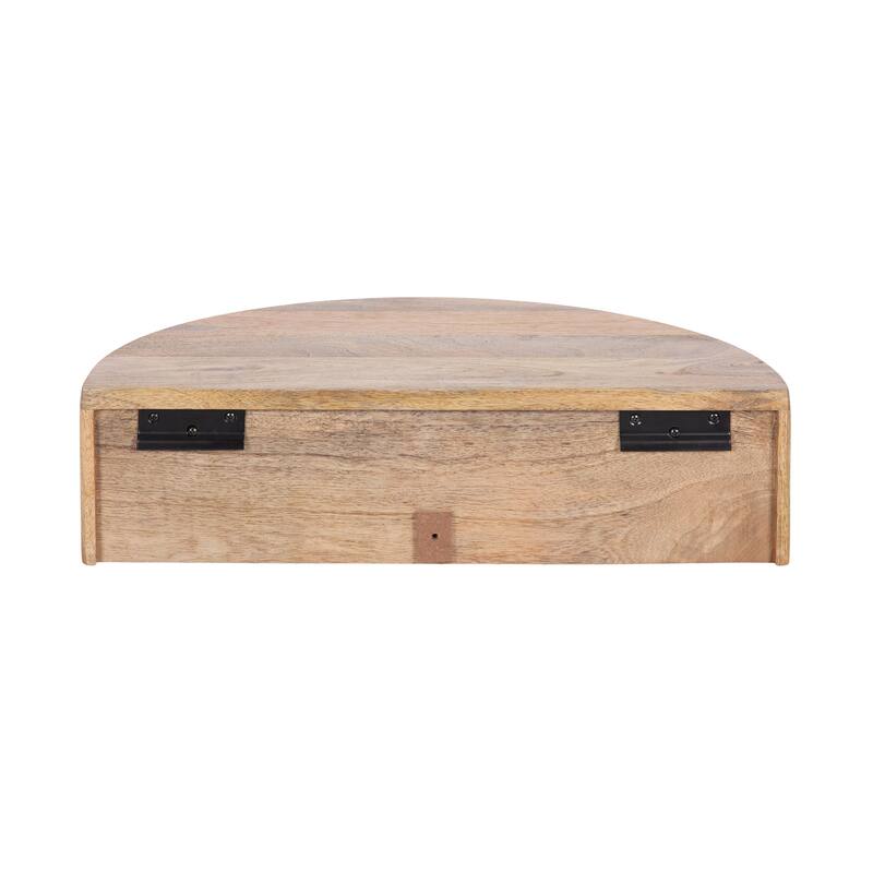 Kate and Laurel Reid Ribbed Floating Side Table