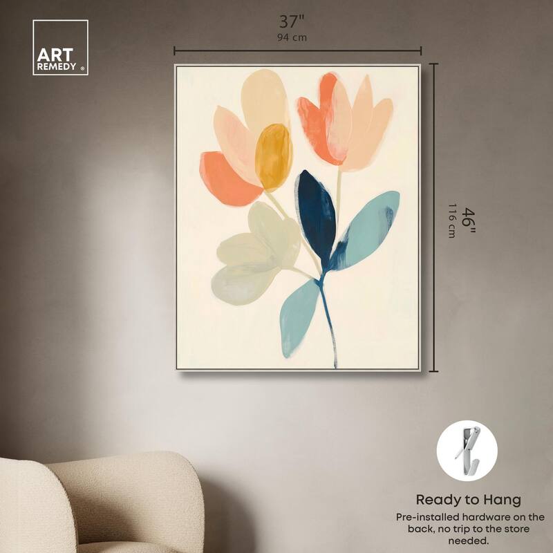 Meadow Motif Canvas by Art Remedy