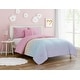 Ombre Pink and Purple Dot Comforter Set - Bed Bath & Beyond - 33423546