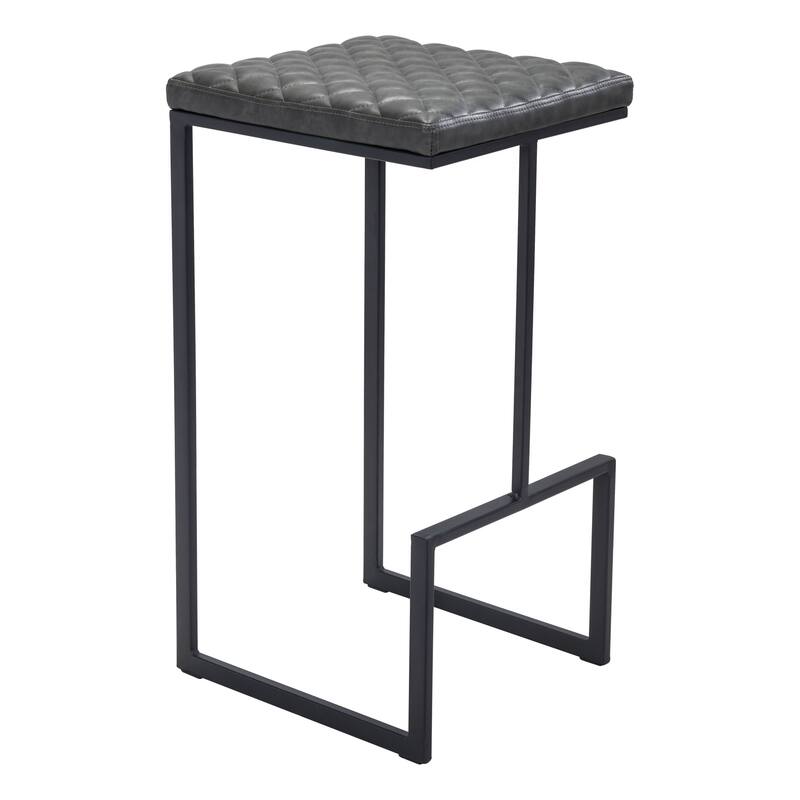 Black Oak Barstool Gray