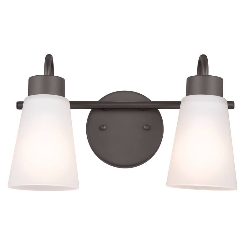 Kichler Lighting Erma 13.5 in. 2-Light Traditional Bathroom Vanity Light