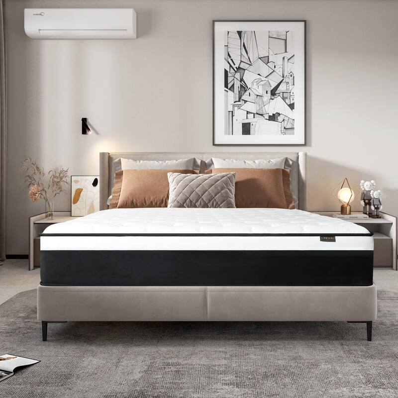 14" Medium Pocket Spring Hybrid Twin Mattress Euro Top