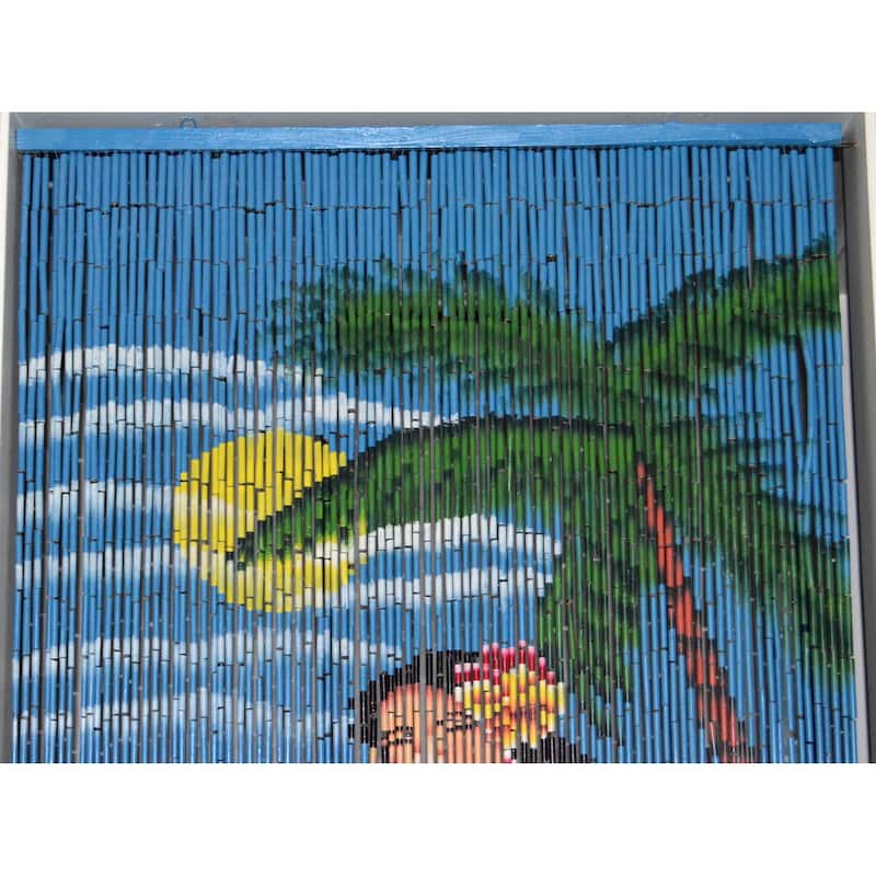 Handmade Dancing Hula Girl Curtain (Vietnam)