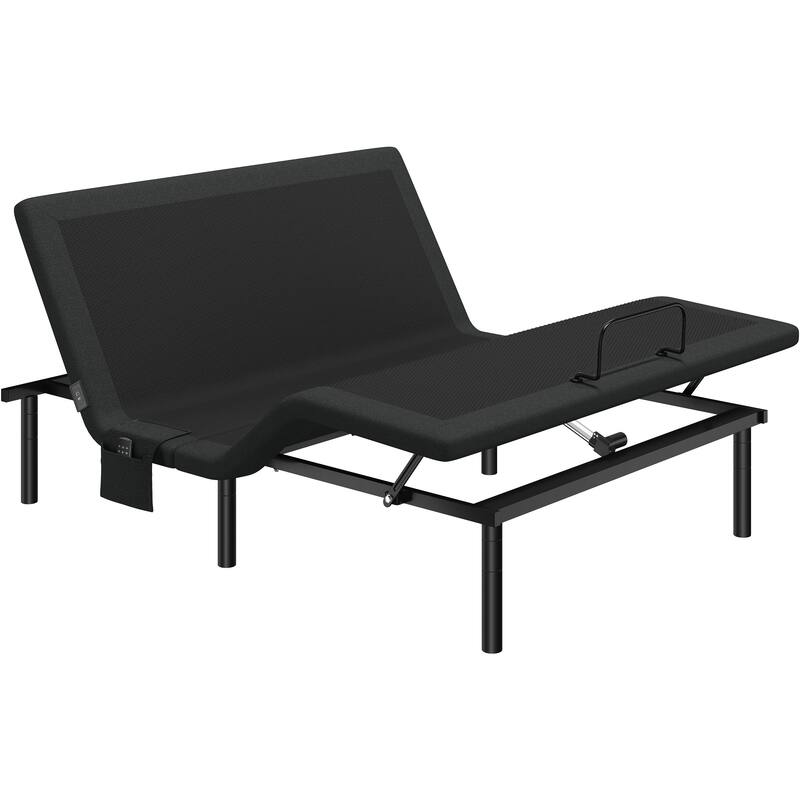 Yaheetech Upholstered Adjustable Twin XL/Queen/ Split King Size Bed Frame with Independent Head & Foot Incline